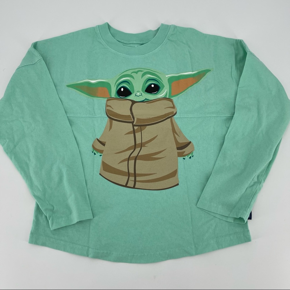 Disney Star Wars The Child Baby Yoda KIDS Spirit Jersey Youth Size Large